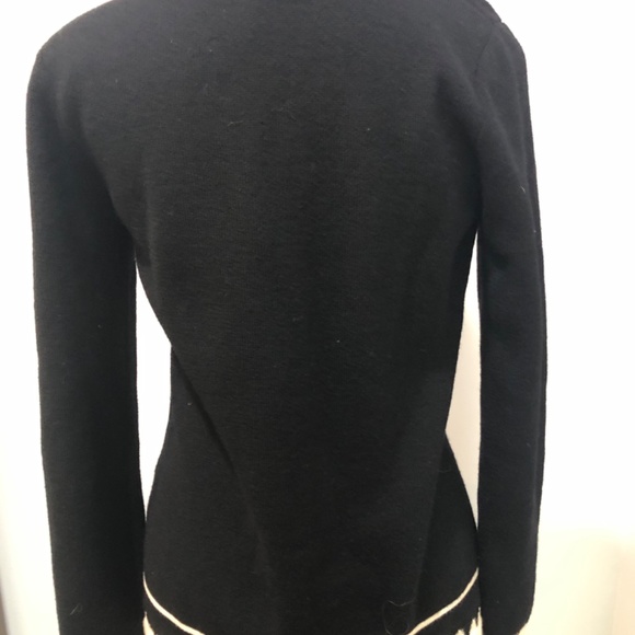 Vintage Classic Milly of New York Luxury Designer Wool Cardigan - Picture 3 of 6